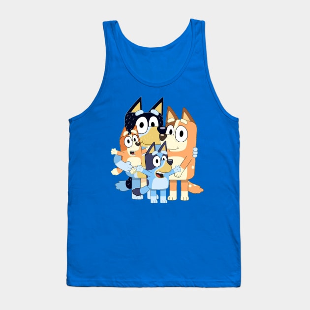 Bluey Family Tank Top by MAGANG